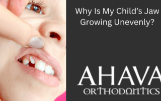 why is my childs jaw growing unevenly