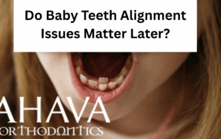 do baby teeth alignment issues matter later